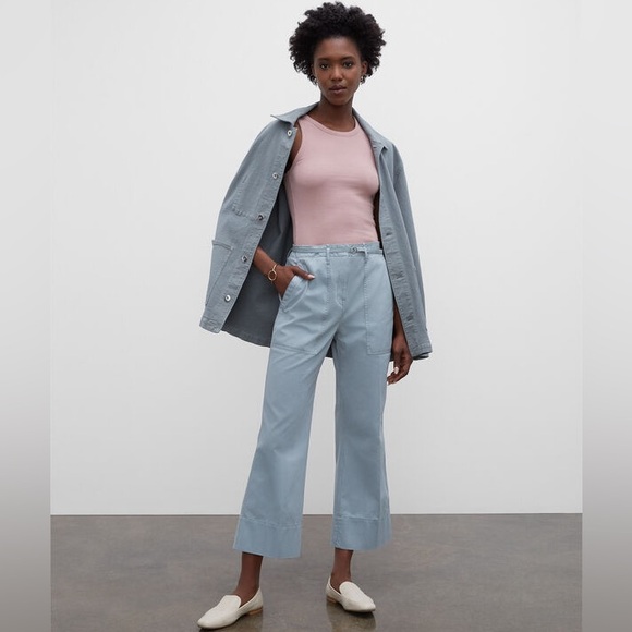 Club Monaco Tea Dyed Boot cut Chinos - Picture 2 of 6